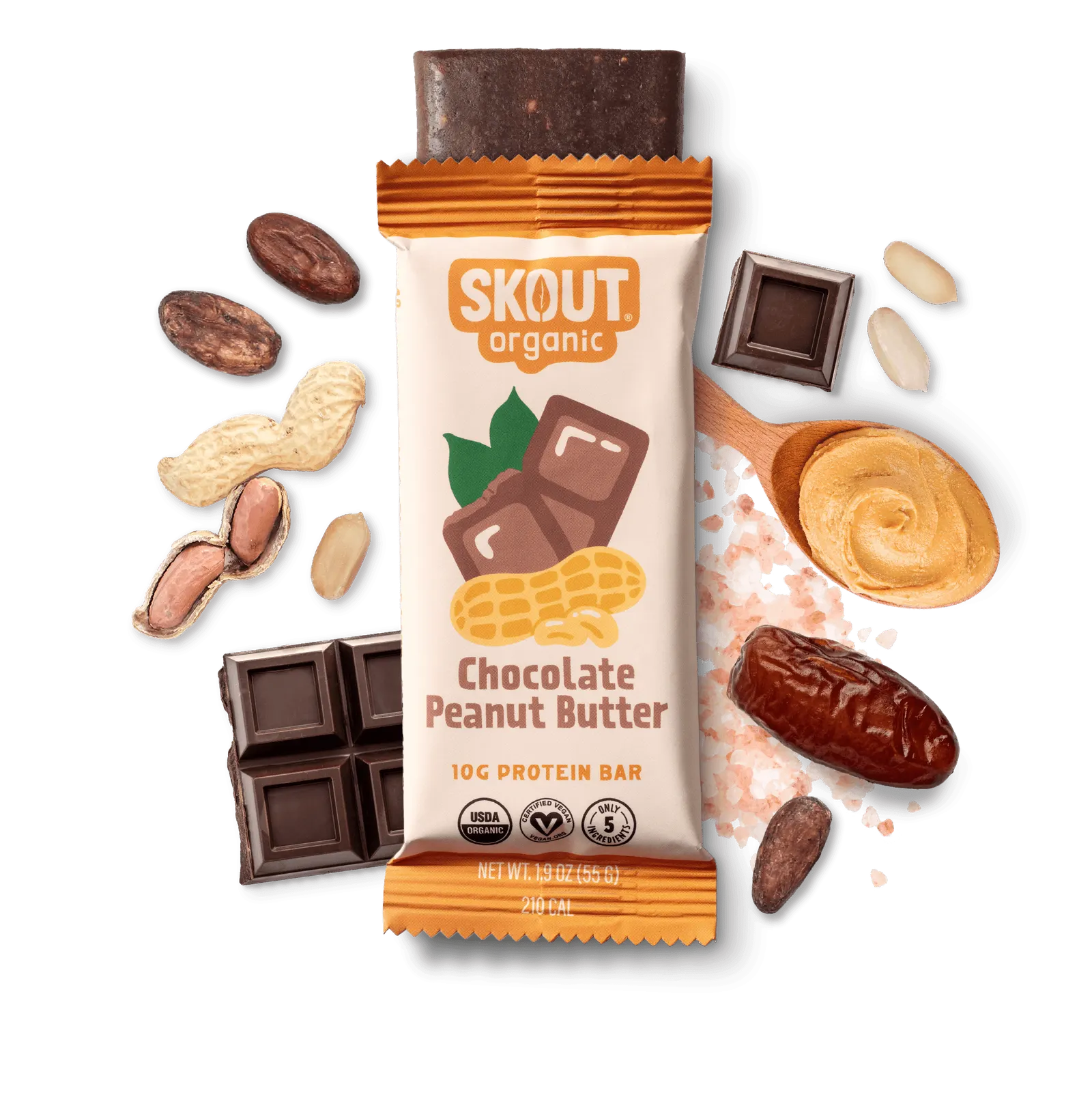 Skout Organic Protein Bar – Chocolate Peanut Butter