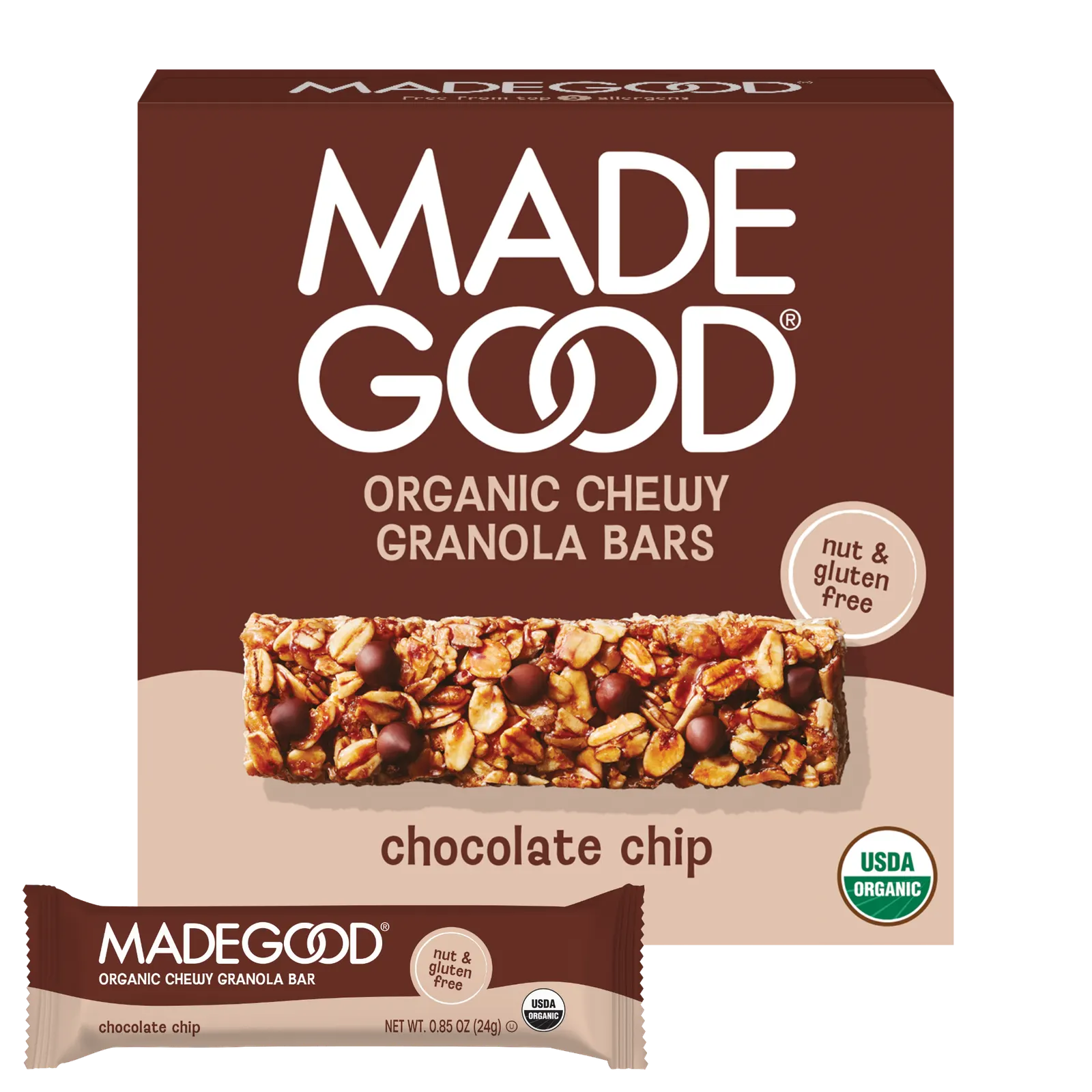 MadeGood Granola Bars – Chocolate Chip