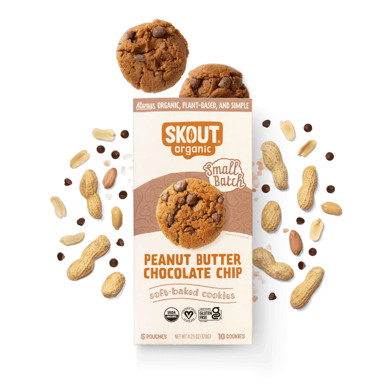 Skout Organic Soft-Baked Cookies – Chocolate Chip