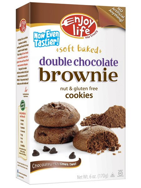 Enjoy Life Soft Baked Cookies – Double Chocolate Brownie