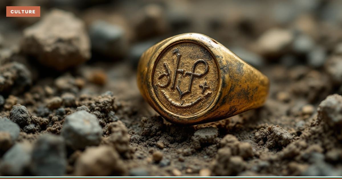 Byzantine noblewoman's gold signet ring discovered near Zlatograd